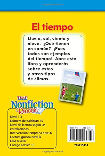 El tiempo (Weather) (Spanish Version) (TIME FOR KIDS Nonfiction Readers) (Spanish Edition)