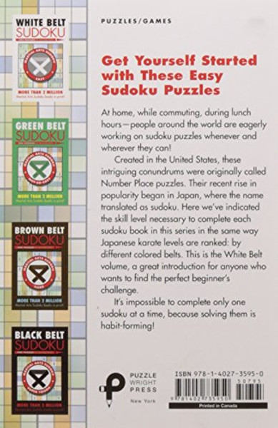 White Belt Sudoku (Martial Arts Puzzles Series)