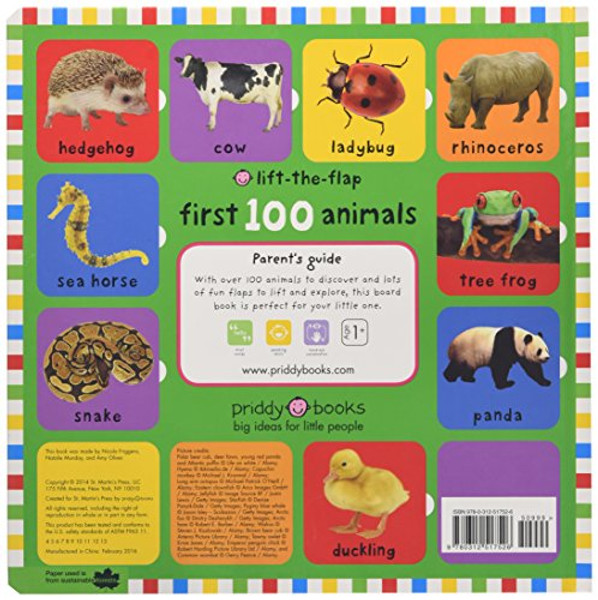 First 100 Animals Lift-the-Flap: Over 50 Fun Flaps to Lift and Learn