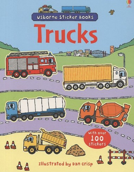 Trucks (Usborne Sticker Books)