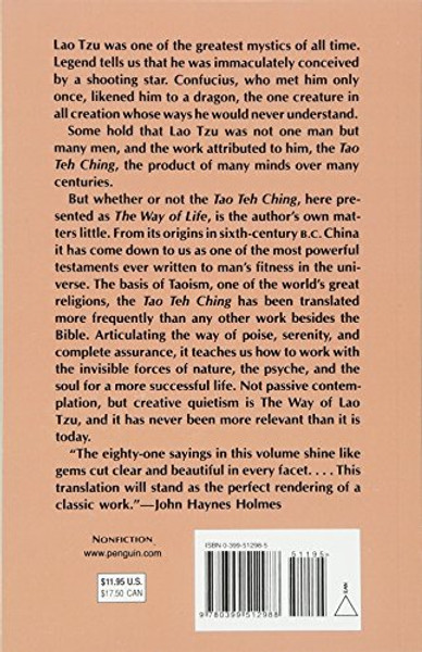 The Way of Life, According to Laotzu