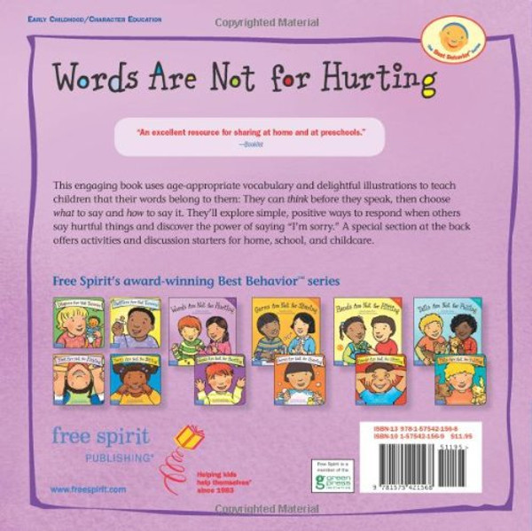 Words Are Not for Hurting (Ages 4-7) (Best Behavior Series)