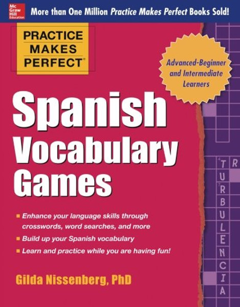 Practice Makes Perfect Spanish Vocabulary Games (Practice Makes Perfect Series)