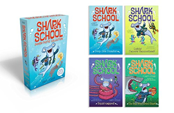 Shark School Shark-tastic Collection Books 1-4: Deep-Sea Disaster; Lights! Camera! Hammerhead!; Squid-napped!; The Boy Who Cried Shark
