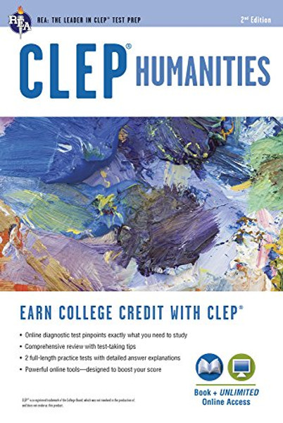 CLEP Humanities Book + Online (CLEP Test Preparation)