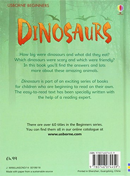 Dinosaurs (Usborne Beginners)
