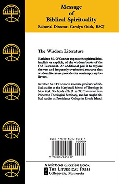 The Wisdom Literature (MESSAGE OF BIBLICAL SPIRITUALITY)