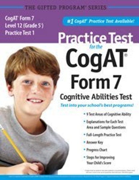 Practice Test for the CogAT Form 7 Level 12 (Grade 5*) Practice Test 1