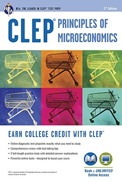 CLEP Principles of Microeconomics Book + Online (CLEP Test Preparation)