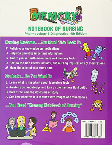 Memory Notebook of Nursing: Pharmacology and Diagnostics