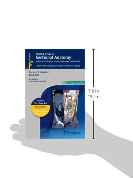 2: Pocket Atlas of Sectional Anatomy, Vol. II: Thorax, Heart, Abdomen and Pelvis: Computed Tomography and Magnetic Resonance Imaging