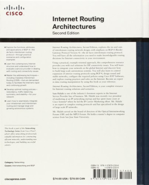 Internet Routing Architectures (2nd Edition)