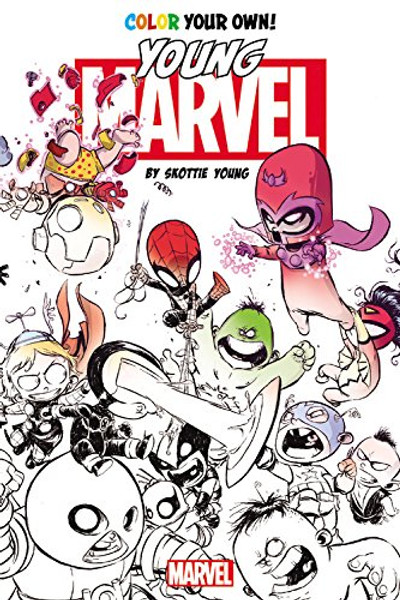 Color Your Own Young Marvel by Skottie Young