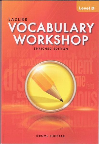 Vocabulary Workshop, Enriched Edition, Level D, Grade 9