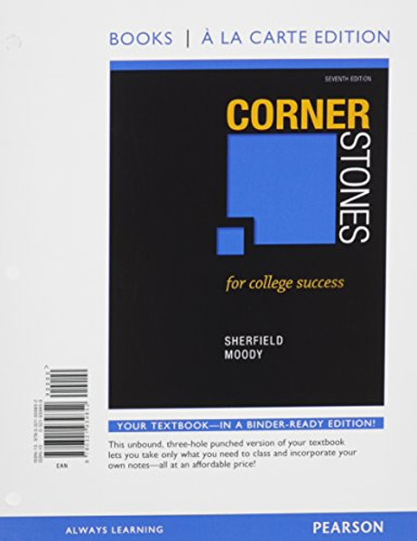 Cornerstones for College Success, Student Value Edition, 7/e Plus NEW MyLab Student Success with Pearson eText -- Access Card Package (7th Edition)