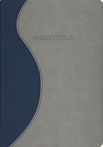 Fire Bible: King James Version, Slate Blue & Charcoal Flexisoft