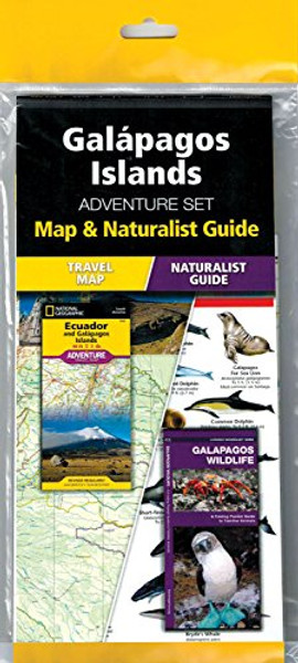 Galapagos Islands Adventure Set: Map & Naturalist Guide