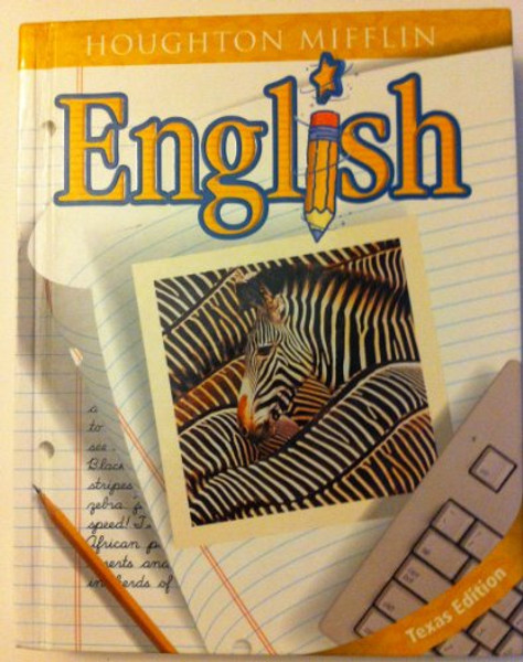 Houghton Mifflin English Texas: Hardcover Student Edition Grade 5 2001