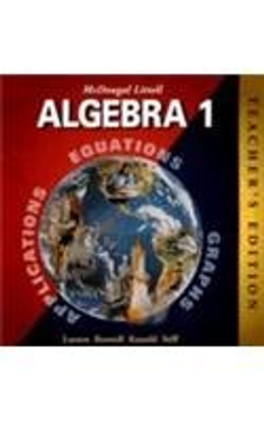 McDougal Littell Algebra 1, Teacher's Edition