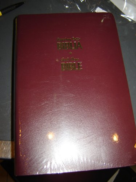 Tagalog - English Leather Bound Bilingual Bible / Magandang Balita Biblia - Good News Bible / TPTEV 055GETI / Golden Edges, Thumb Indexed