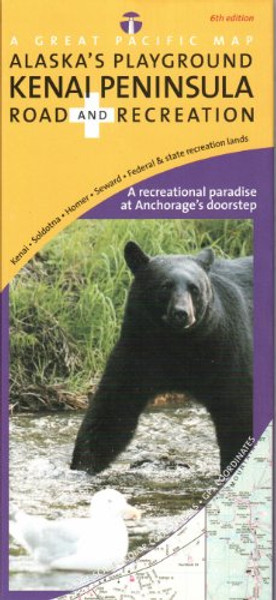 Alaska's Kenai Peninsula Road & Recreation Map, 6th Edition