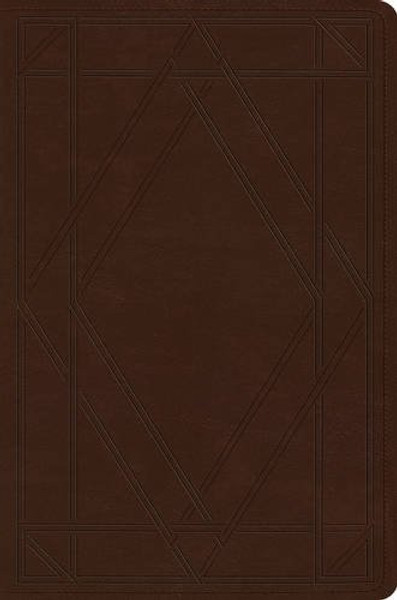 ESV Single Column Legacy Bible (TruTone, Chestnut, Wood Panel Design)