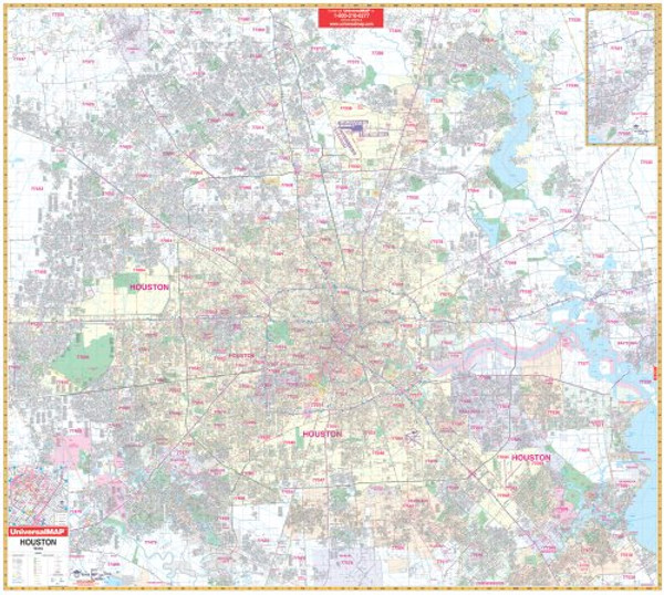 2009 Houston, TX (City Wall Maps)