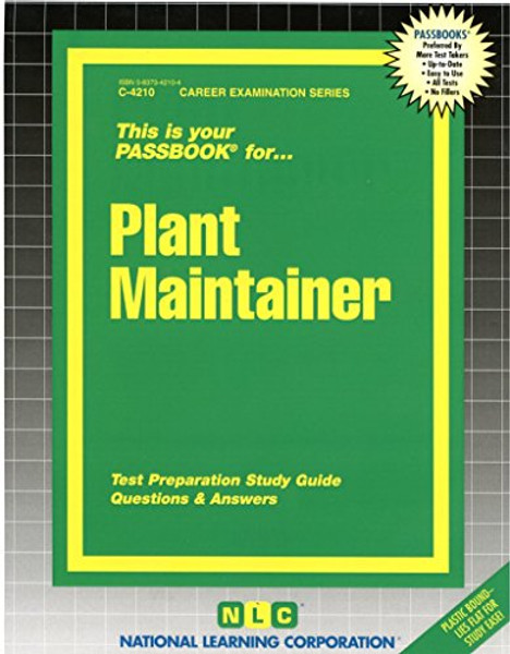 Plant Maintainer(Passbooks)