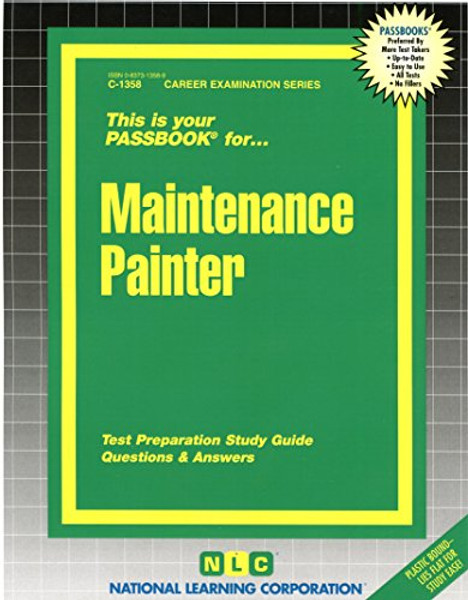 Maintenance Painter(Passbooks) (Passbook for Career Opportunities)