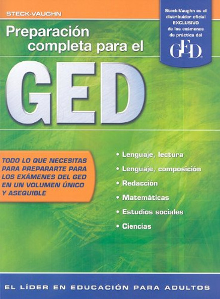 Steck-Vaughn GED, Spanish: Student Edition Preparacin completa para el GED (Spanish Edition)