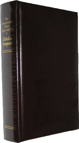 The Anonymous Press Study Edition of Alcoholics Anonymous (Burgundy)