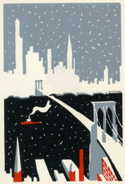 Fotofolio Holiday Boxed Cards, Brooklyn Bridge, c. 1940