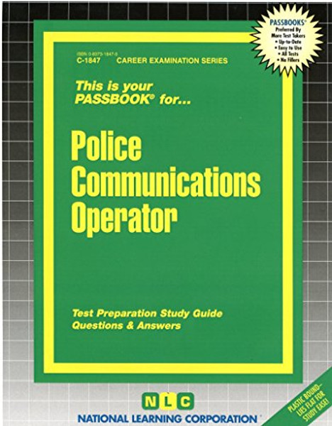 Police Communications & Teletype Operator(Passbooks)
