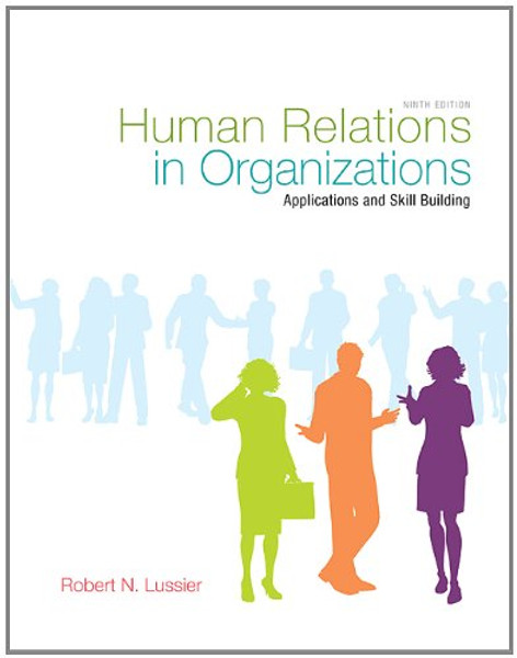 Human Relations in Organizations with Premium Content Code Card