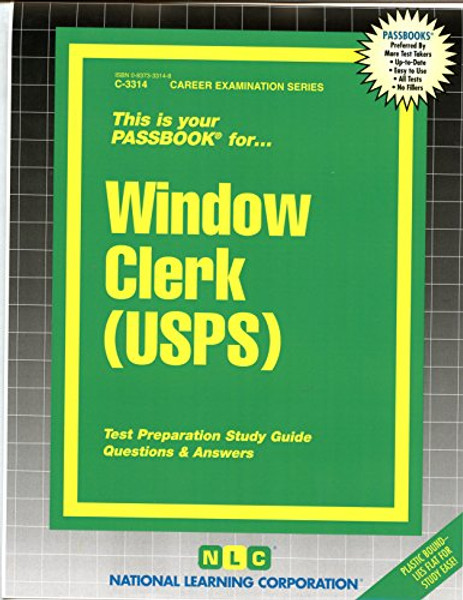 Window Clerk (USPS)(Passbooks) (Career Examination Series)
