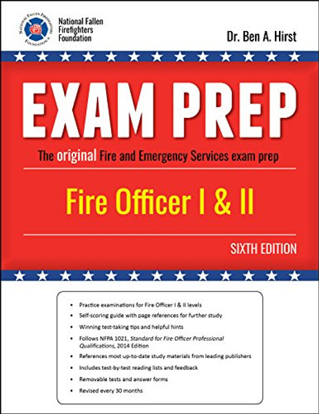 Exam Prep: Fire Officer I & II, 6th Edition