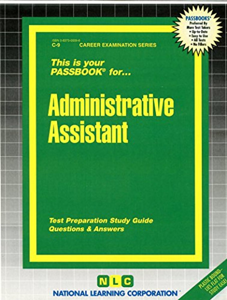 Administrative Assistant(Passbooks)