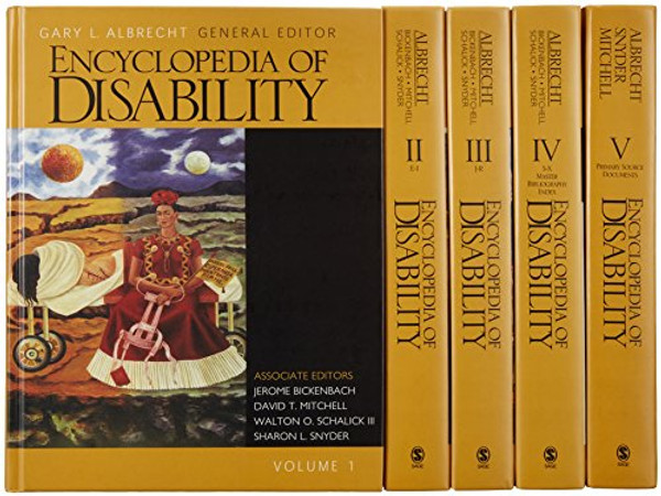 Encyclopedia of Disability, 5 volume set