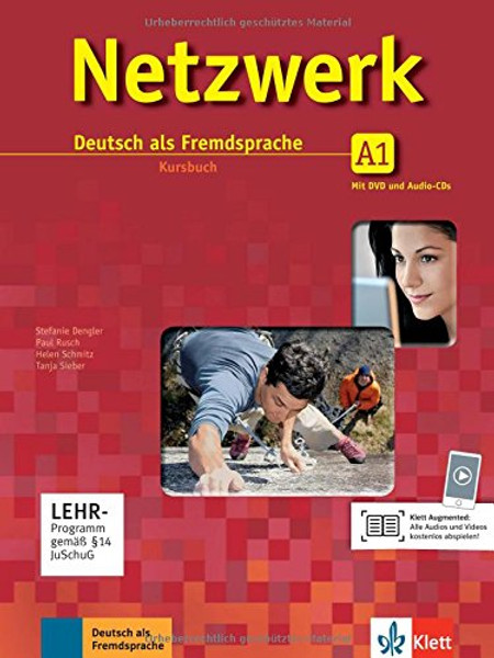 Netzwerk: Kursbuch A1 mit 2 Audio-CDs & DVD-Rom