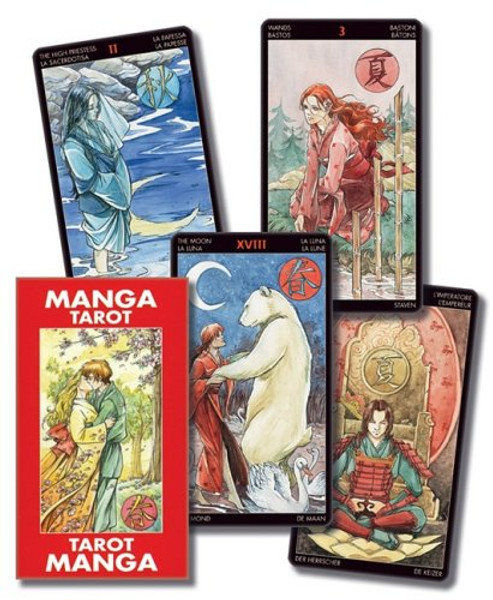 Manga Mini tarot (English and Spanish Edition)
