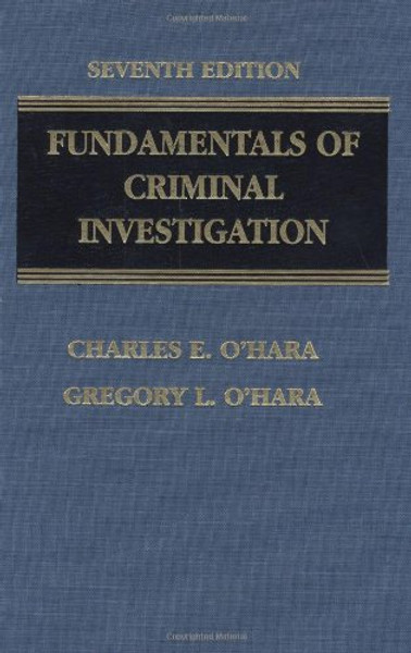 Fundamentals of Criminal Investigation