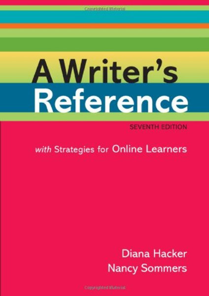 A Writer's Reference with Strategies for Online Learners