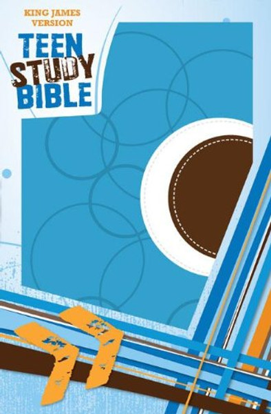 KJV, Teen Study Bible, Imitation Leather, Blue/Brown