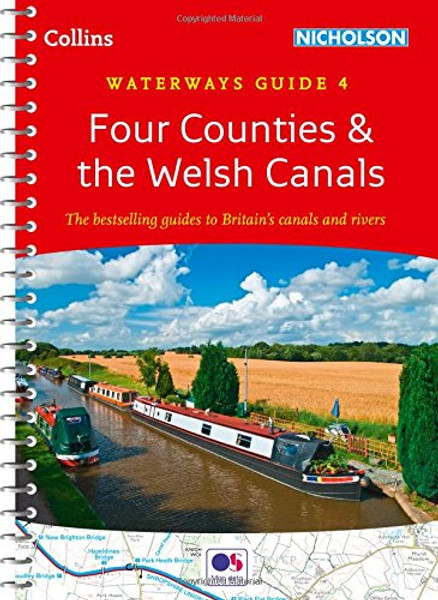 Collins Nicholson Waterways Guides - Four Counties & The Welsh Canals [New Edition]