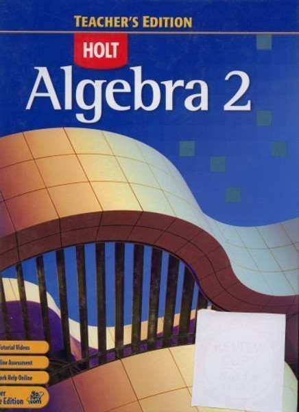 Algebra 2 Teacher's Edition [Hardcover]