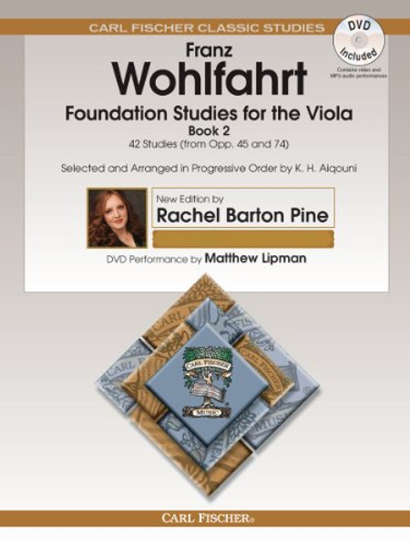 O2660X - Foundation Studies for the Viola - Book 2 - 42 Studies (from Opp. 45 and 74) - Book & DVD
