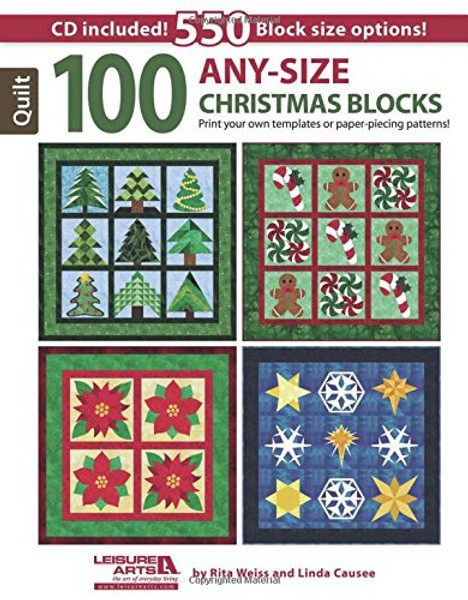 100 Any-Size Christmas Blocks (Book & CD)