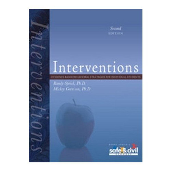 Interventions: Evidence-Based Behavioral Strategies for Individual Students