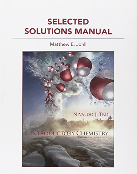 Student Solution Manual for Introductory Chemistry