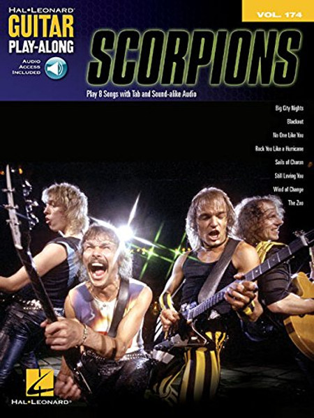 Scorpions: Guitar Play-Along Volume 174 Book & Online Audio